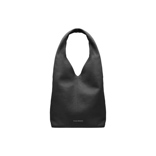 STUDIO AMELIA Cow Leather One Shoulder HandBag chiara Women's Black