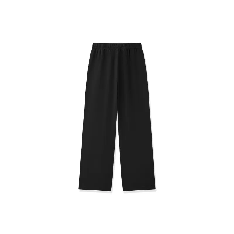 QIAODAN Knitted Sweatpants Women's Black-1