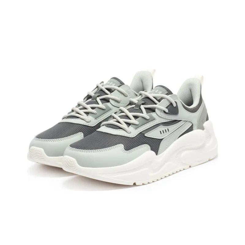 361° Anti-Slip Wear-Resistant Low-Top Casual Shoes Men's Gray-3