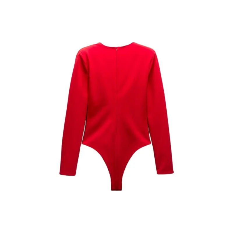 ZARA Bodysuits Women's Red-1
