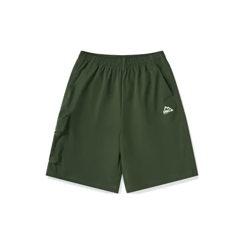 Erke Casual Shorts Men Military Island Green