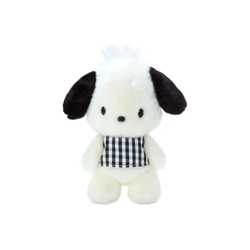 Sanrio Black White Plaid Pochacco Dolls Plush Doll 26cm Height