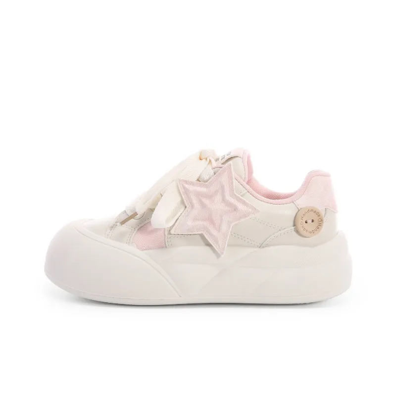 FULLXUAN Skateboard Shoes Women's Low Top White-6