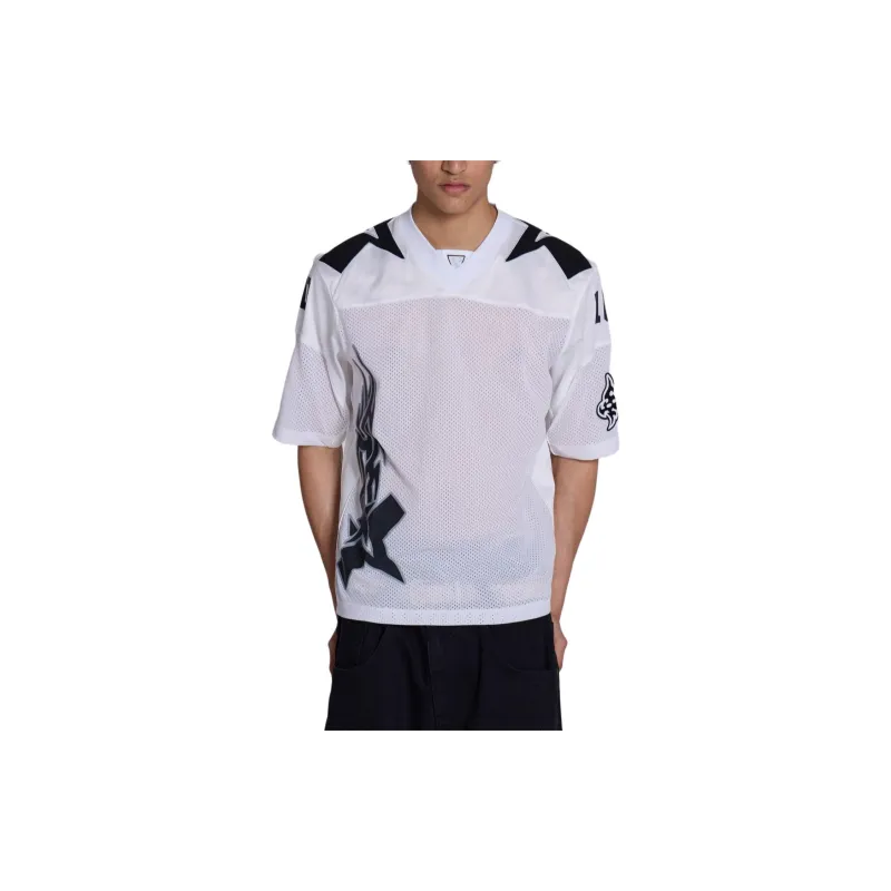Jaded London SS24 Perfect 10 Football Jersey Fantasy Store Collection Soccer Jerseys Men's White/White-1