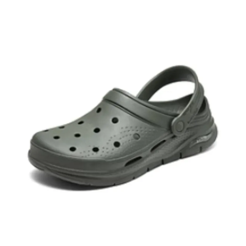 Skechers Arch Fit Valiant Clogs Men's Olive Green-2