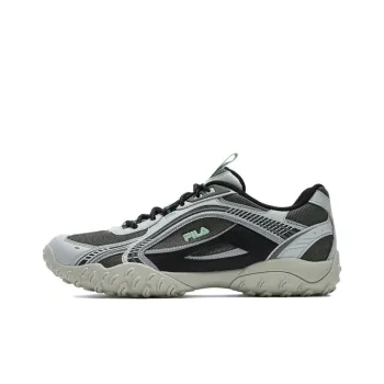 FILA PEBBLE Cushioned Slip Resistant Low Top Casual Running Shoes Men's Gray