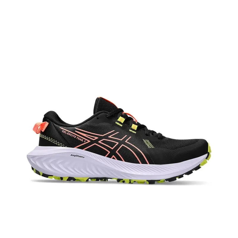 Asics Gel Excite Trail 2 Black Sun Coral Women's-1