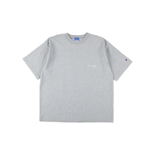 Champion WIND AND SEA Co-branded Edition T-Shirts Unisex Oxford Gray