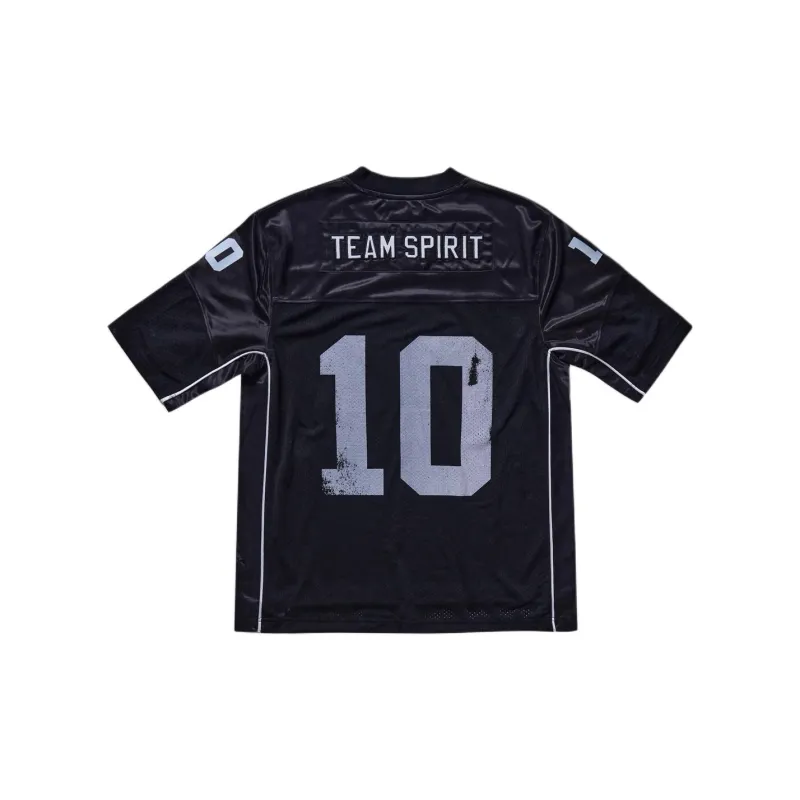 Jaded London SS24 Fantasy Store Series Team Spirit Football Jersey Soccer Jersey Unisex BLACK/Black-1