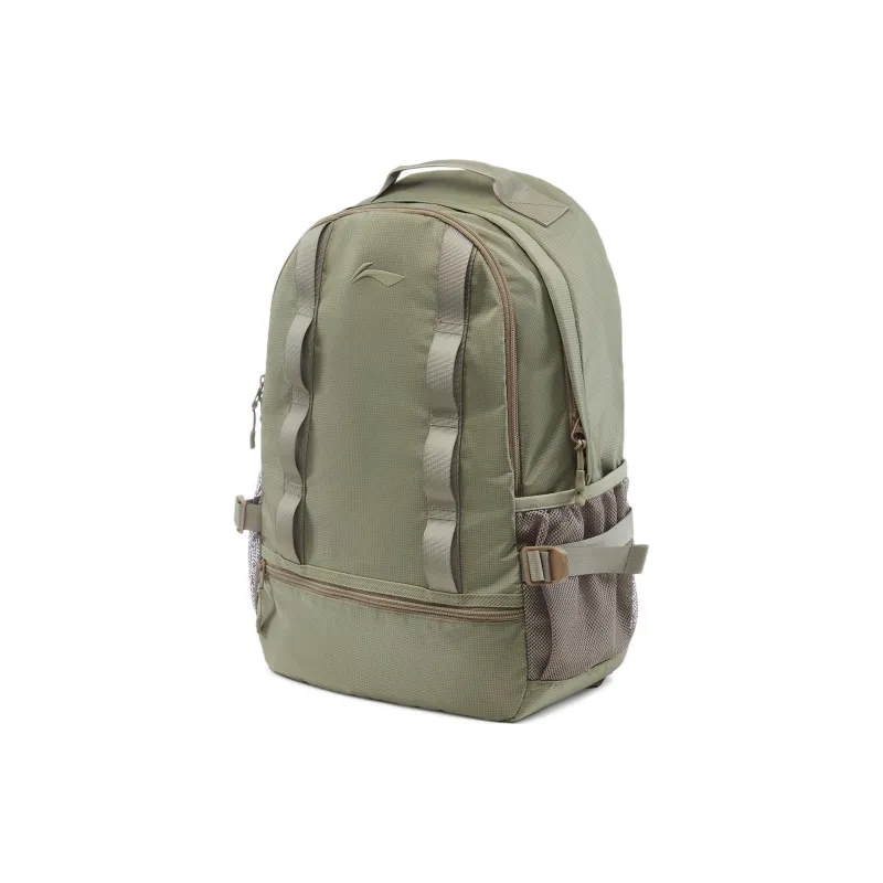LiNing Fitness Series Polyamide Backpack Unisex Olive Green-1