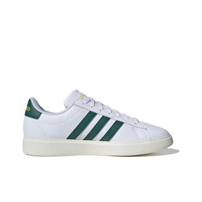 Adidas Grand Court Cloud White Collegiate Green Utility Yellow-1