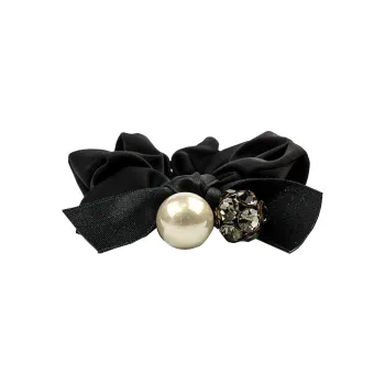 Capuel Fabric Hair Tie Women's Black