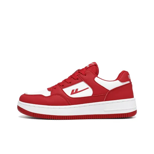 WARRIOR Skateboard Shoes Unisex Low-Top China Red