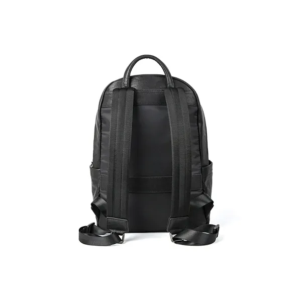 DOSRFINI Top Grain Cow Leather Backpack Men's Black-2