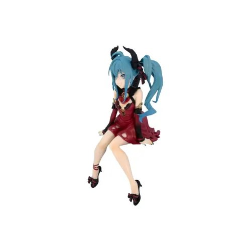 FURYU Hatsune Miku Vocaloid Demon Rose Ver. Noodle Squeeze Bonus Gifts