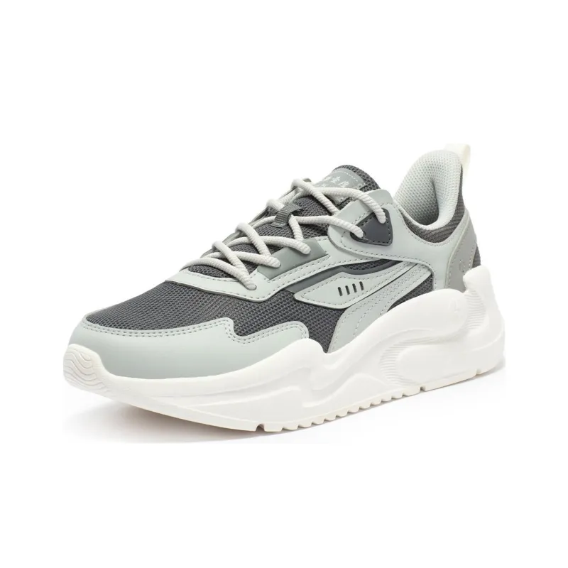 361° Anti-Slip Wear-Resistant Low-Top Casual Shoes Men's Gray-2