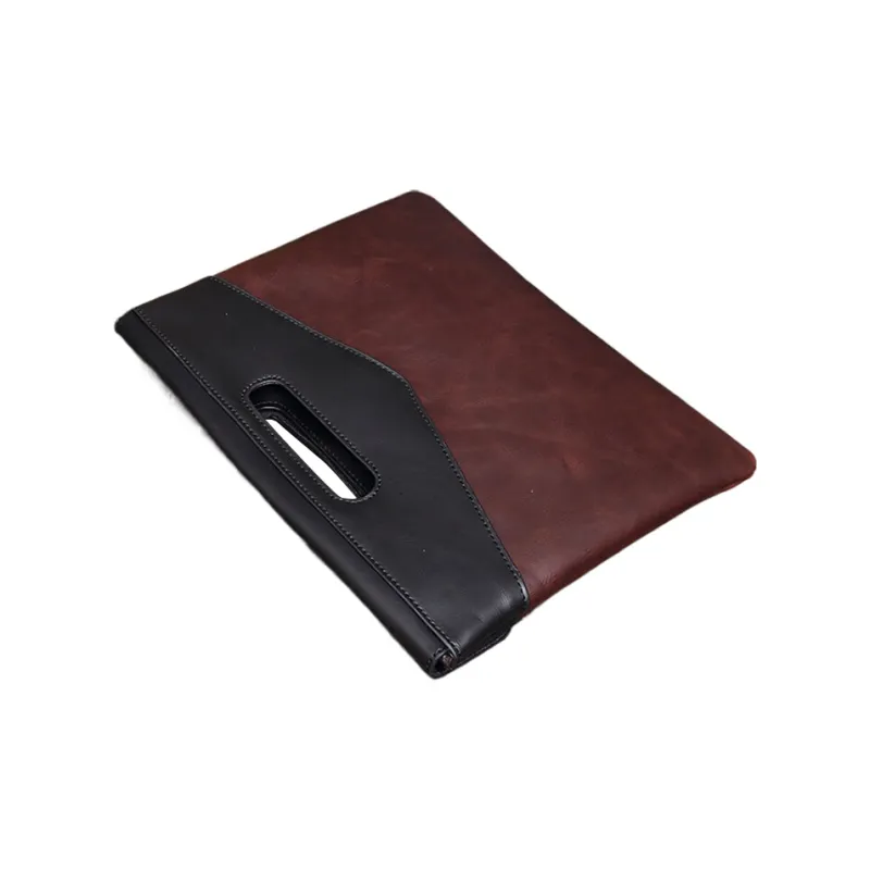 CARTELO PVC Clutch Handheld File Bag Regular Unisex Coffee-2