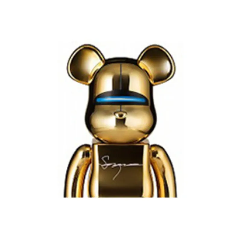 Bearbrick X Hajime Sorayama Sexy Robot Gold-3