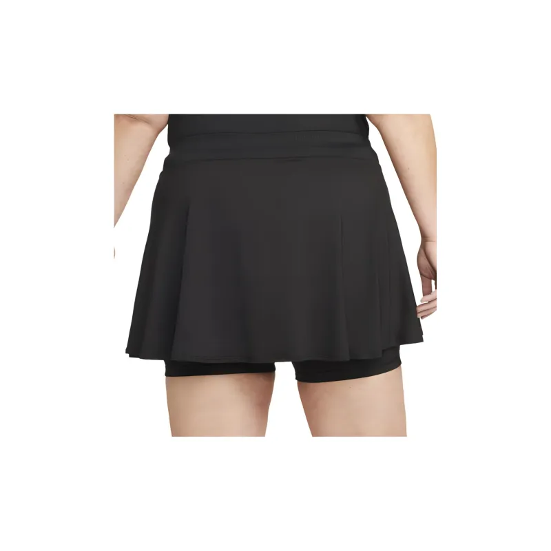 Nike Court Dri-FIT Victory Casual Short Skirts Women's Black White-1