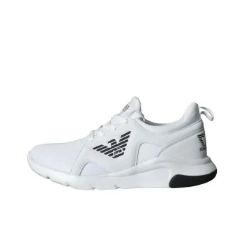 EMPORIO ARMANI Wear-Resistant Low-Top Casual Shoes Unisex White