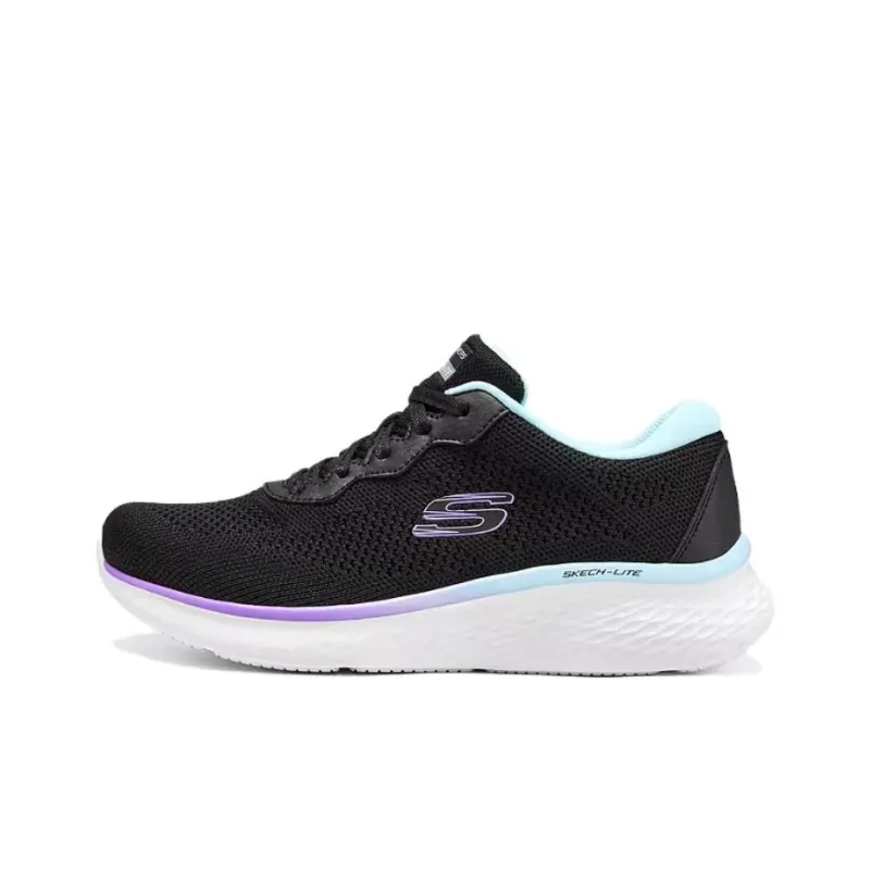 Skechers Sport Slip Resistant, Abrasion Resistant, Breathable Low Top Casual Running Shoes Women's Black-0