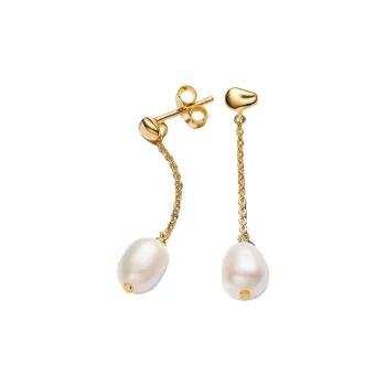 Pandora 14K Gold Plating Earrings Women's Gold