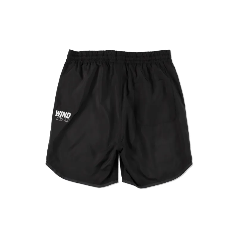 Wind And Sea X Champion WIND AND SEA Co-branded Edition Casual Shorts Unisex Black-1