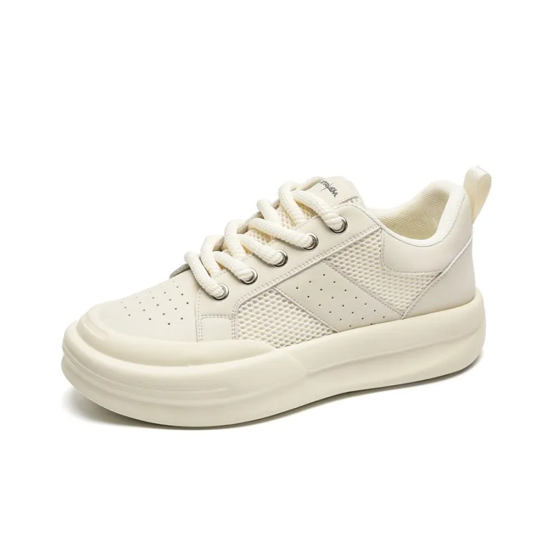 JIETEGONGYANG Lightweight Breathable Height Increasing Low-Top Skateboard Shoes Men's-6