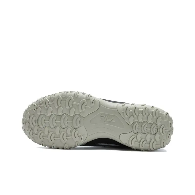 FILA PEBBLE Cushioned Slip Resistant Low Top Casual Running Shoes Men's Gray-4