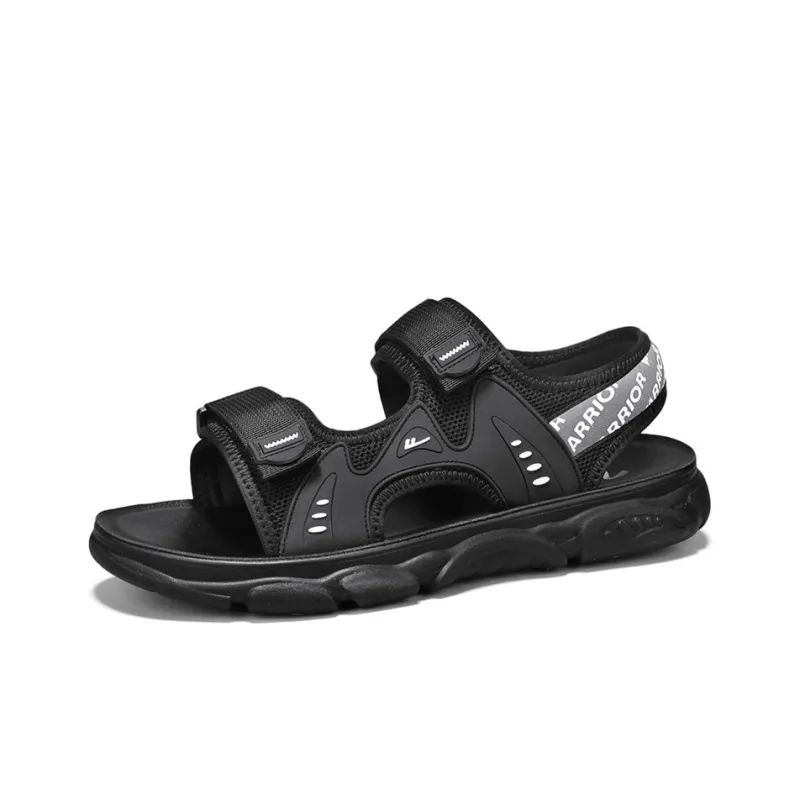 Warrior Casual Chef Shoes Beach Sandals Unisex Black-2