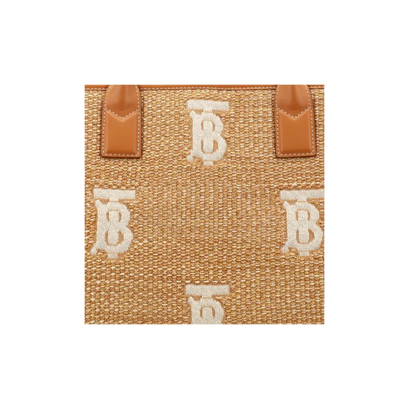 Burberry Freya Polyamide Handbag Tubas Women's Natural-5