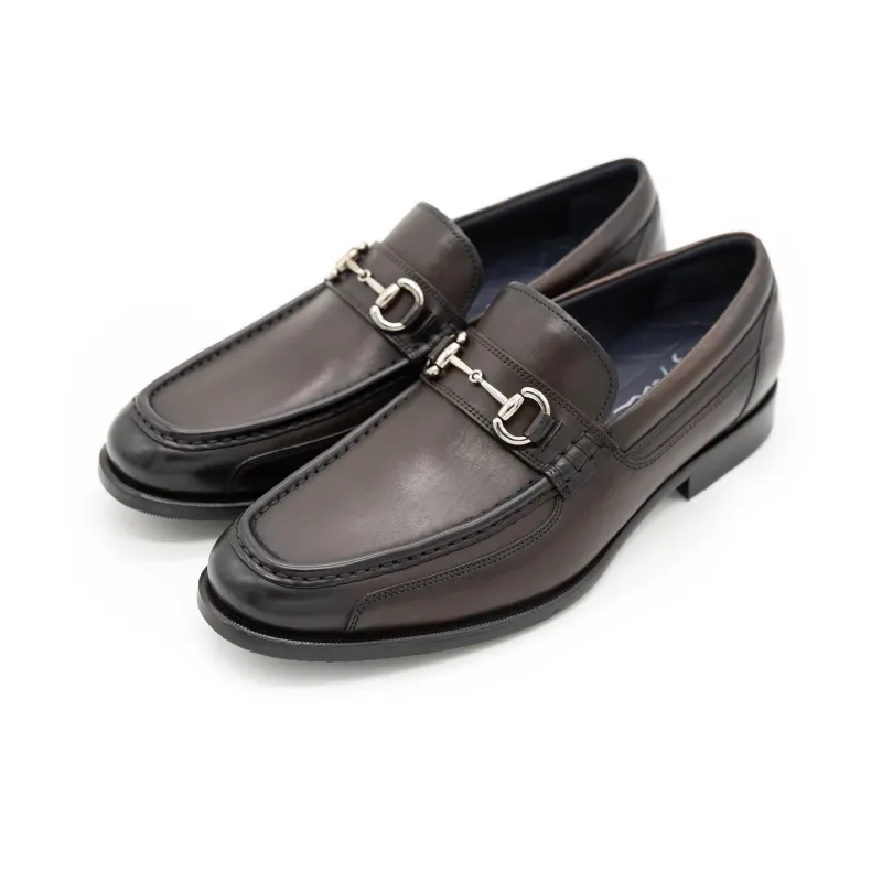 Satchi Dress Shoes Men Low Top Brown-2