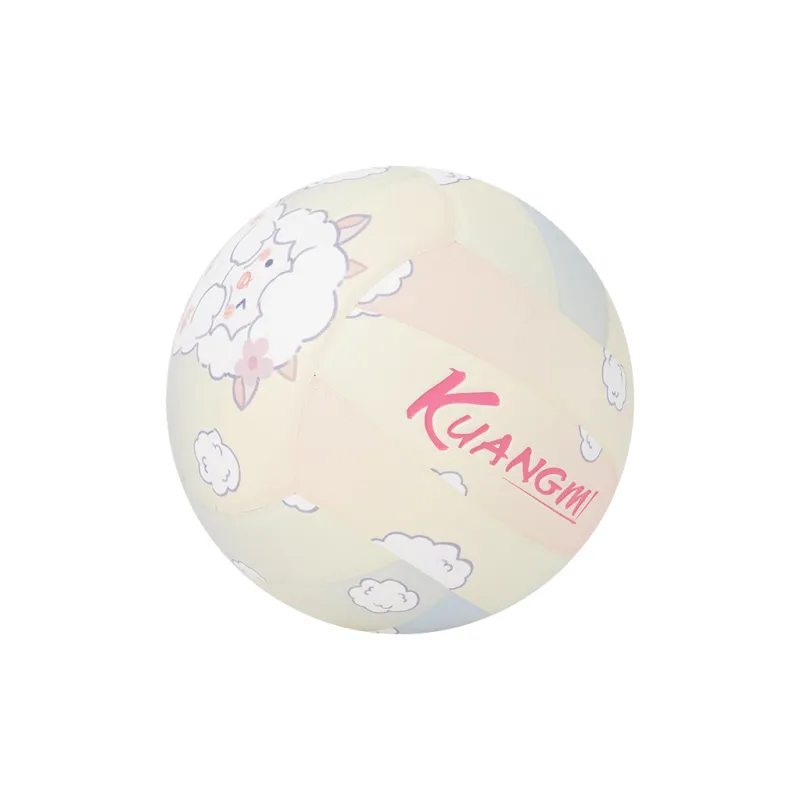 Kuangmi PU Size 5 Volleyball Unisex Ecru-7