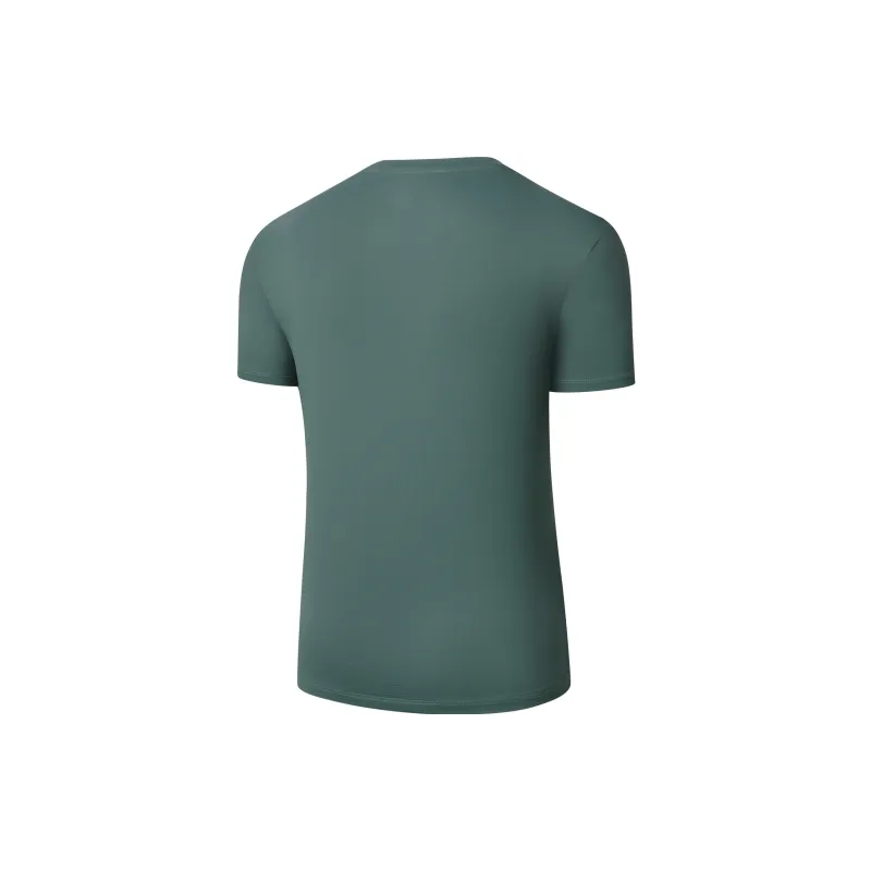 Erke T Shirt Men's Stone Yu Blue-1