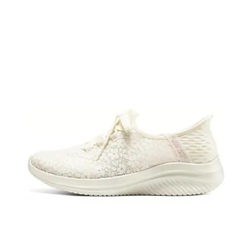 Skechers Cushioned Wear Resistant Breathable Low Top Casual NVGY pentru Women's Yellow White