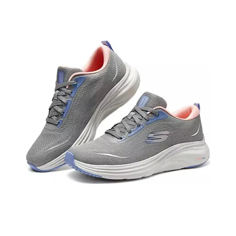 Skechers Sport Anti Slip Wear Resistant Low Top Casual Running Shoes Women's Gray-1