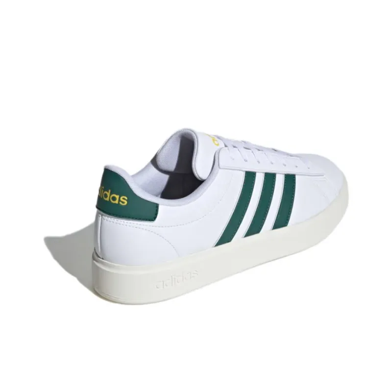 Adidas Grand Court Cloud White Collegiate Green Utility Yellow-3