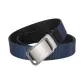 Blue Black[Chrome Buckle with Pull-through]