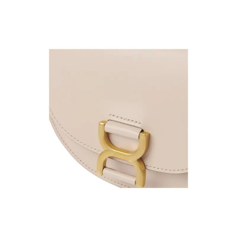 Chloe Marcie Cow Leather Shoulder Bag Crossbody Bag Mini Women's Cement Pink-3