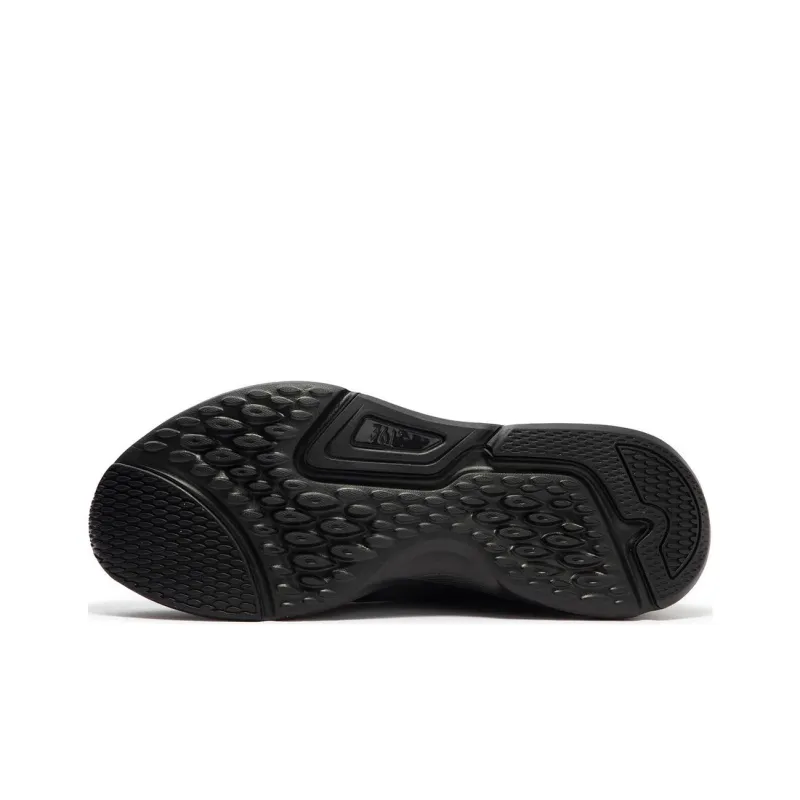 361° Cushioned Wear Resistant Breathable Lightweight Low Top Casual Running Shoes Men's Obsidian Black-5