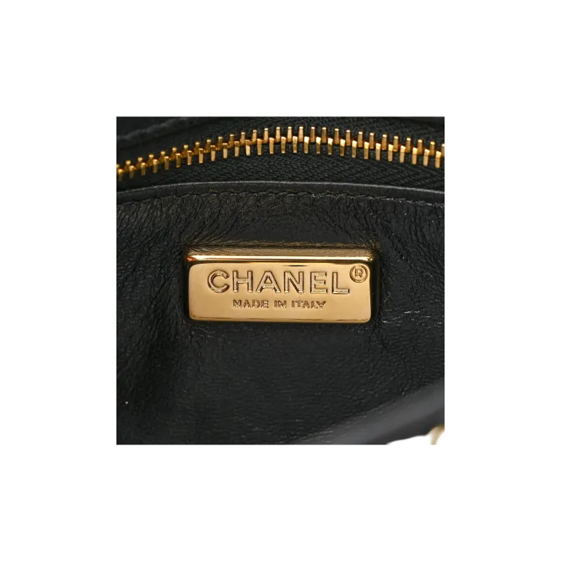 CHANEL Leather Crossbody Bag, Shoulder Bag Women's Black-5