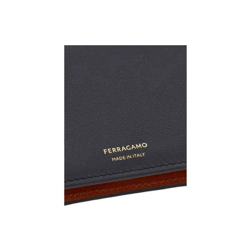 FERRAGAMO Calfskin Wallet Women's Terracotta-4