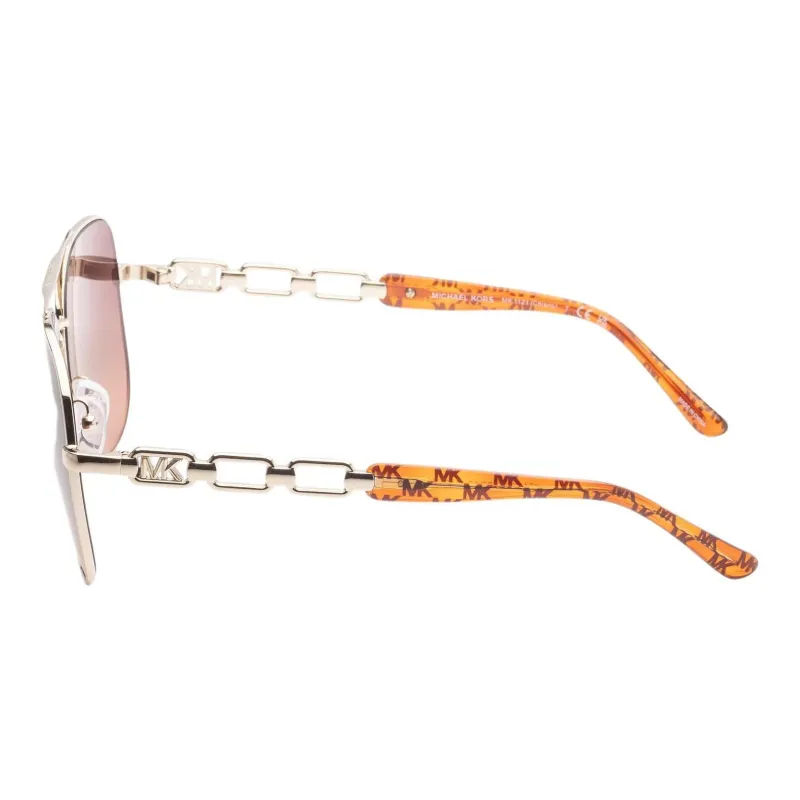 MICHAEL KORS Aviator Sunglasses Women's Gold-1