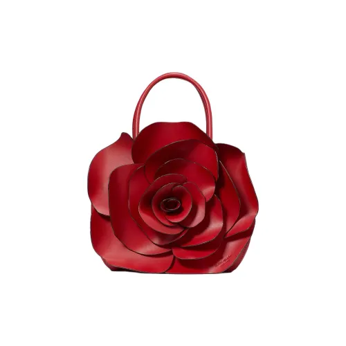 Kate Spade Cow Leather Portable Crossbody Bag, Shoulder Bag Women's Cherry Red