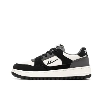 Warrior Air Force 1 Lightweight Low Top Skateboard Shoes Unisex Beige Black