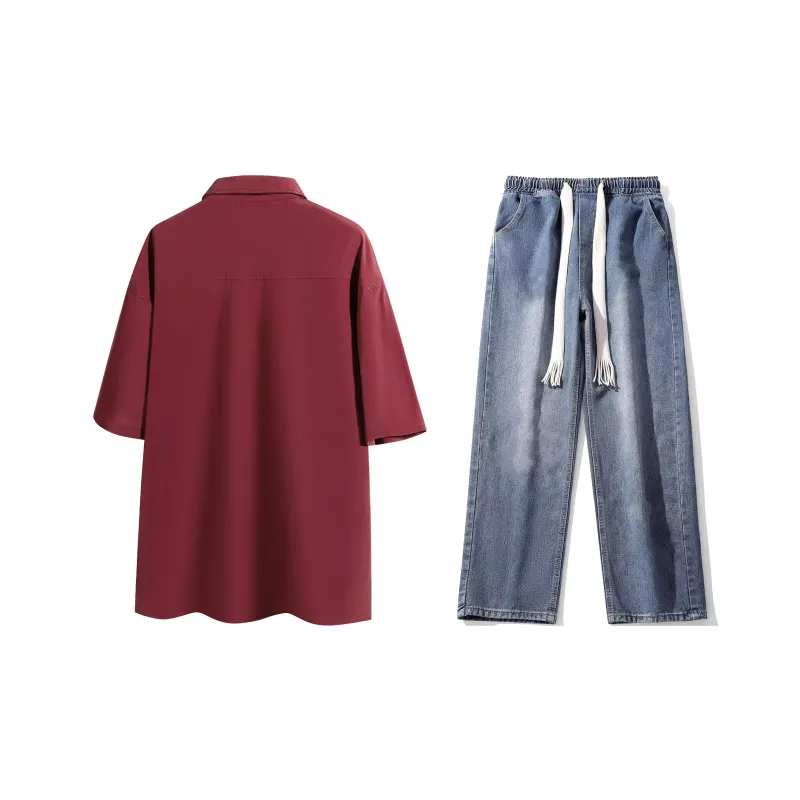 Airwalk Shirt Matching Set Unisex-35