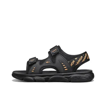 Warrior Casual Chef Shoes Beach Sandals Unisex Black Orange