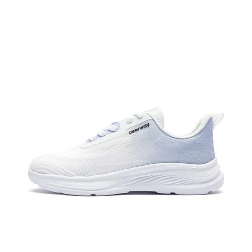 DEERWAY Running Shoes Women's Low-Top White/Purple