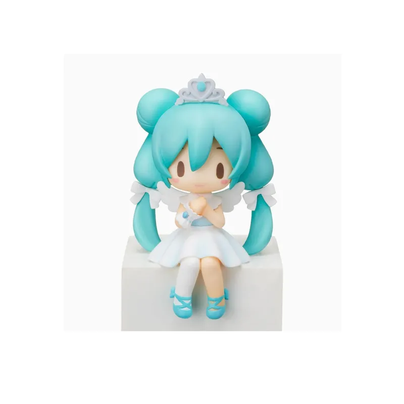 SEGA Hatsune Miku Sega MP 15 Anniversary Miku Noodle Stopper Bean Eyed Version Bonus Gifts 7cm-1
