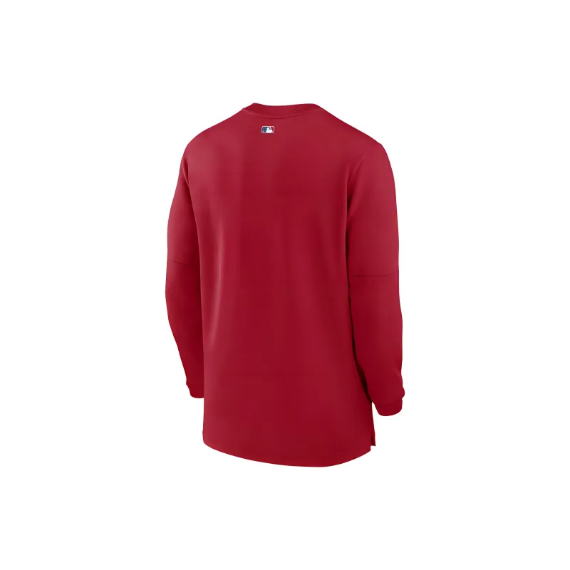 Nike Philadelphia Phillies Authentic Collection Game Time Men's Nike Dri-FIT Mlb 1/2-Zip Long-Sleeve Top-1
